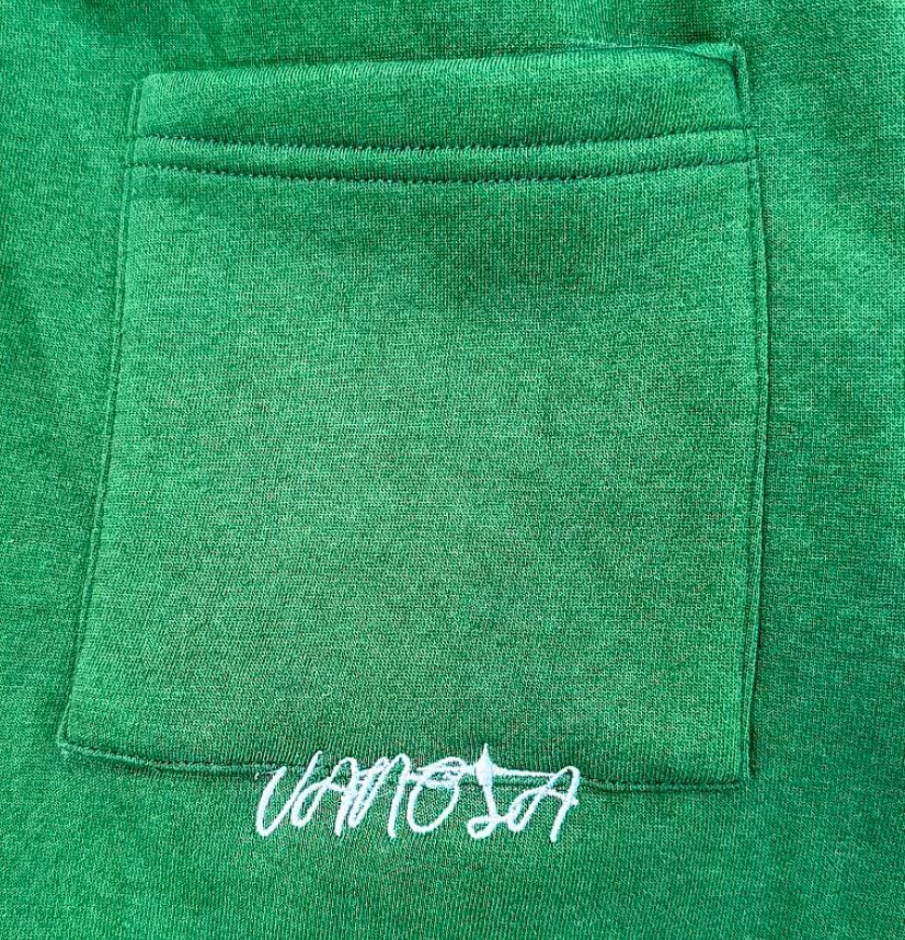 Open Leg Jogger Green