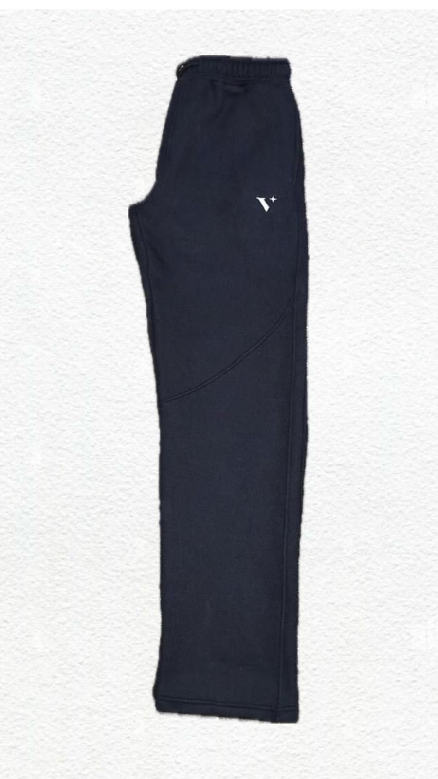 Open Leg Jogger Black